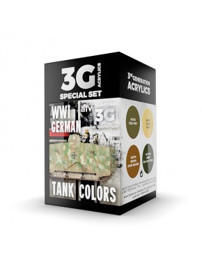 Set de couleurs WWI allemand AK-Interactive