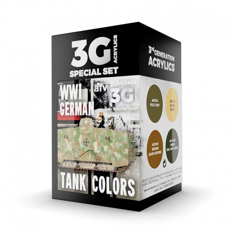 Conjunto de cores da WWI alemães AK-Interactive