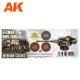 Coffret de peintures intérieures chars allemands WWII
