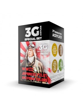 Coffret peinture pilote japonais WWII de AK-Interactive