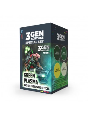 Set de colores para efectos de plasma verde de AK-Interactive
