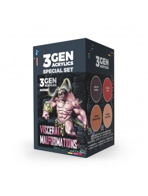 Pack Set Wargame Color Visceral Malformations 3Gen