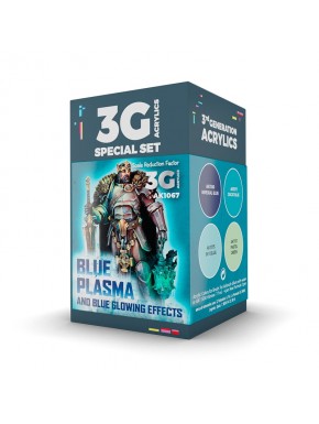 Set de colores Wargame Plasma Azul y Efectos Luminosos