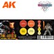 Set de colores Wargame Fire Effects AK-Interactive