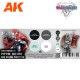 Caja de set Wargame Color NMM Plata de AK-Interactive