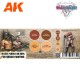 Coffret de couleurs Wargame 3Gen pour peaux par AK-Interactive