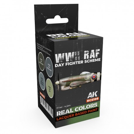 Set de laques RAF WWII Day Fighter Scheme par AK-Interactive