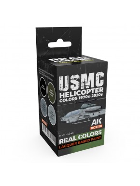 Set de laques USMC Helicopter Colors d'AK-Interactive