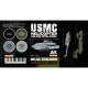Set de lacas USMC Helicopter Colors de AK-Interactive
