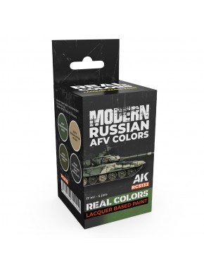 Caja de pinturas Modern Russian AFV Colors de AK-Interactive
