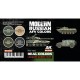 Caja de pinturas Modern Russian AFV Colors de AK-Interactive