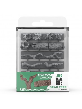 Peças de base em resina Dead Tree AK-Interactive
