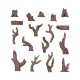 Peças de base em resina Dead Tree AK-Interactive