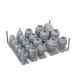 Barris de madeira AK Basing Bits para miniaturas