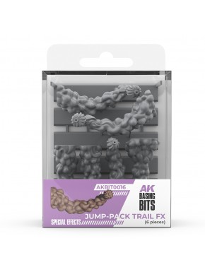 Trilhas de energia e fogo em 3D para miniaturas