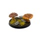Cogumelos gigantes de resina AK Basing Bits para miniaturas