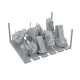 Ruínas de concreto AK Basing Bits para miniaturas