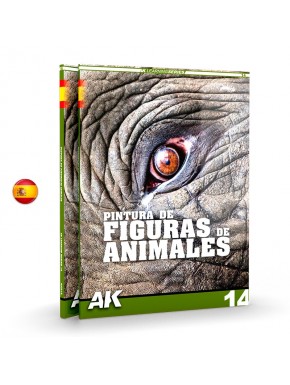Livre espagnol Peinture de Figurines Animales AK Interactive