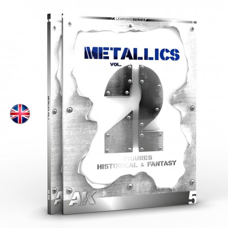 Couverture de Metallics Vol.2 par AK-Interactive en anglais