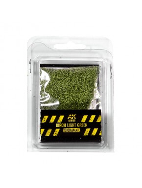 Feuilles Vert Clair Bouleau pour modélisme 28mm 1:72