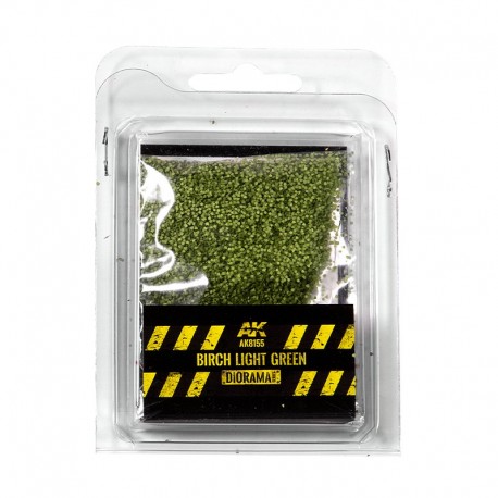 Feuilles Vert Clair Bouleau pour modélisme 28mm 1:72