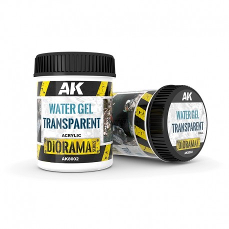 Gel de água transparente AK-Interactive para dioramas