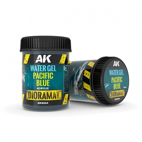Contenant de Gel D'Eau Bleu Pacifique 250ml par AK-Interactive