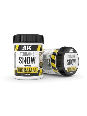 Terrains Snow 250ml texture neige AK-Interactive