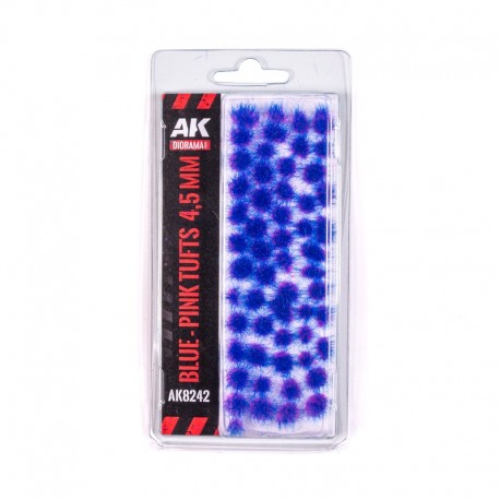 Touffes d'herbe bleue intense pour dioramas par AK-Interactive
