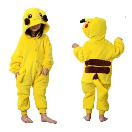 Criança Kigurumi Pikachu