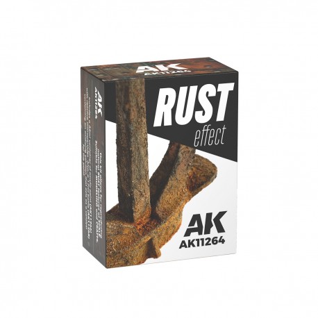 Kit Effet Rouille AK-Interactive pour modélisme en boîte