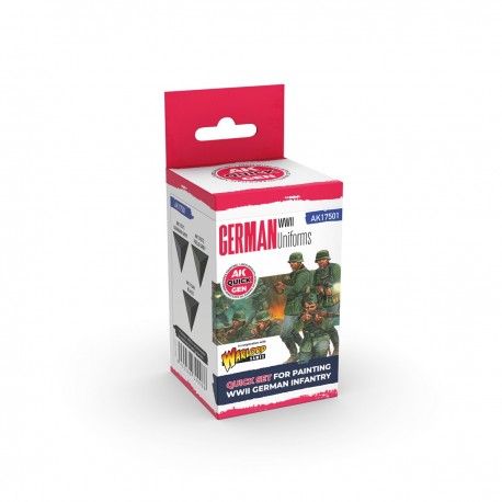 Conjunto de cores para uniformes alemães WWII da AK-Interactive