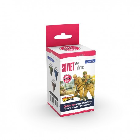 Kit de peinture uniformes soviétiques WWII