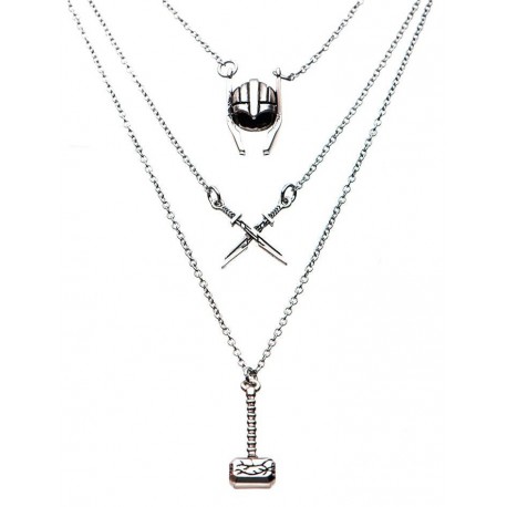 Pendentif En Acier Thor Avengers De Marvel