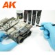 Estêncil flexível para aerógrafo AK-Interactive
