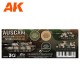 Conjunto de tintas AUSCAM 3Gen da AK-Interactive