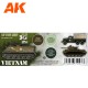 Set de peintures camouflage Vietnam AK-Interactive