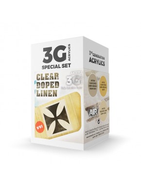 Set de peinture acrylique Lin Clair Dope 3G AK-Interactive