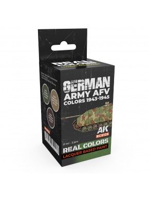 Set de lacas Real Colors German Army AFV 1943-1945