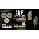 Caixa do conjunto de lacas IDF AFV Colors da AK-Interactive