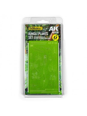 Set de plantes de jungle pour dioramas AK-Interactive