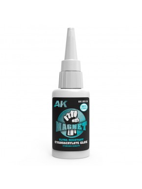 Garrafa de cola cianoacrilato AK Magnet