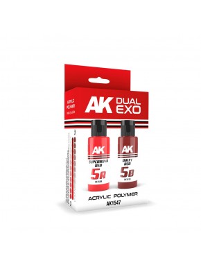 Ensemble de peinture Dual Exo avec Supernova Red et Dirty Red