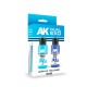 Ensemble de peinture Dual Exo en couleurs Uranus et Cobalt Blue