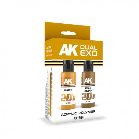 Set de peinture acrylique Dual Exo 20 Auryn Gold Eclipse