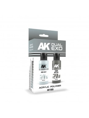 Set de peinture Dual Exo 21 argent et métal