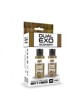 Set de peinture Dual Exo Scenery 24a Light Wood et 24b Dark Wood