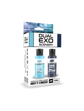 Ensemble de peintures Dual Exo Light et Dark Cianite
