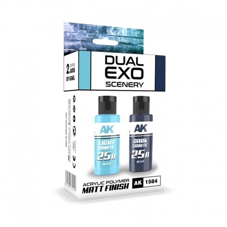 Set de pinturas Dual Exo Light y Dark Cianite