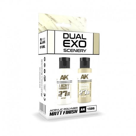 Set de peinture Dual Exo 27a Light et 27b Dark Marble